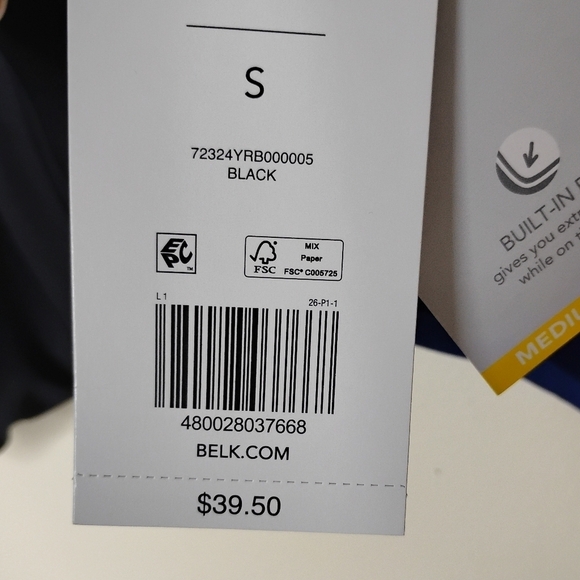 Zelos Sports Bra Black & Blue Set of 2 Medium Impact Size Small NWT - Picture 10 of 11